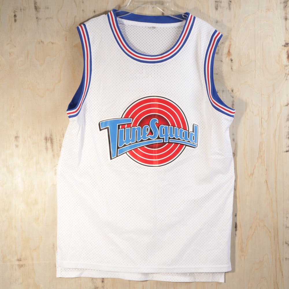 Space Jam Tune Squad Lola Bunny 10 Basketball Jersey White Mesh Mens Medium
